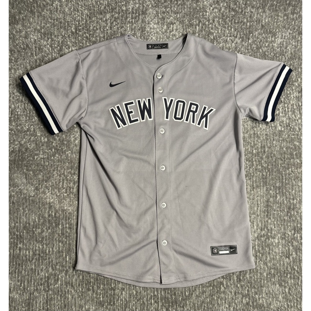 Nike Anthony Rizzo #48 New York Yankees Gray XL MLB Jersey Rare HTF Authentic